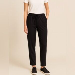 Joie Black Jogger Pants – Size XS – Elastic Waist Drawstring – Sleek Minimal